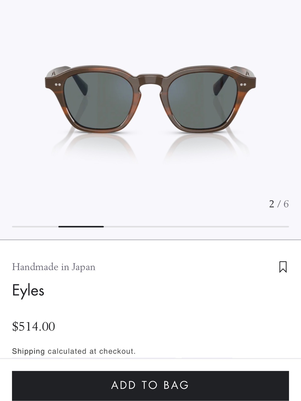 OV5580SU Oliver Peoples Eyles Brown Tortoise Sunglasses with Dark Lenses